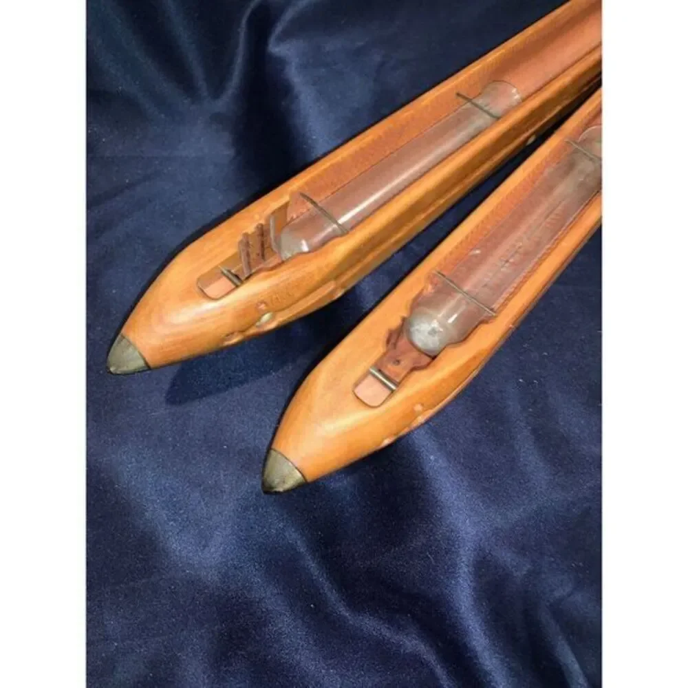 2 Southern Wooden‎ Loom Shuttle Boats Textile 24